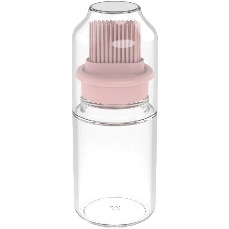 Portable Oil Bottle with Brush Silicone Barbecue Liquid Gadgets High-temperature Kitchen Baking Pastry Barbecue BBQ Tool
